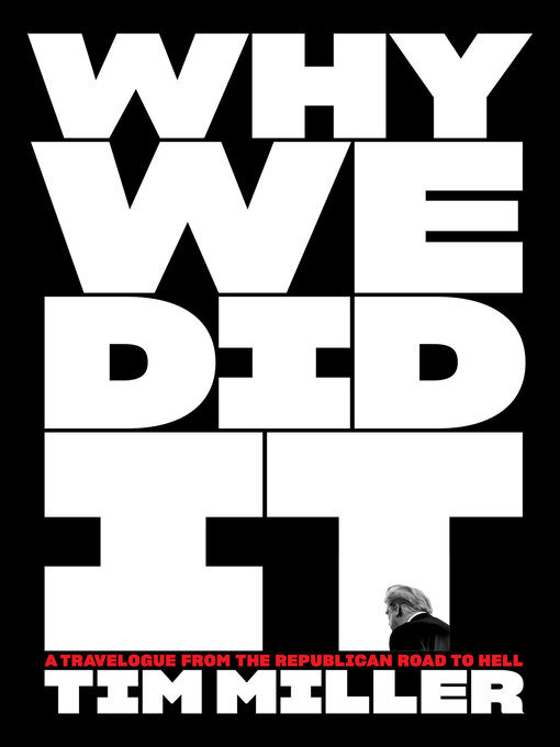 Title details for Why We Did It by Tim Miller - Wait list